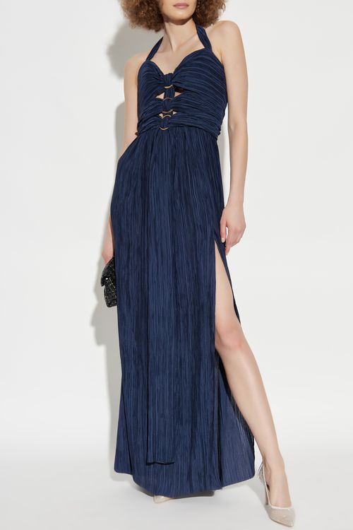 Ruched Dress `NAILAH’, Women's, Navy Blue