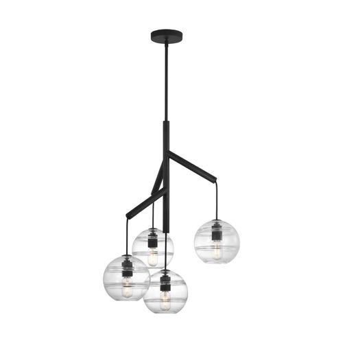 Nightshade Black LED Chandelier from the Sedona Collection