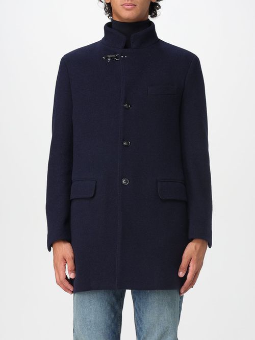 Coat Men color Blue