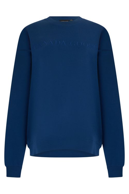 Blue Crew Neck Sweatshirts