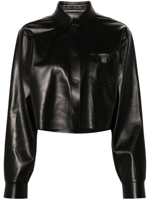 4G-detail shirt - Black