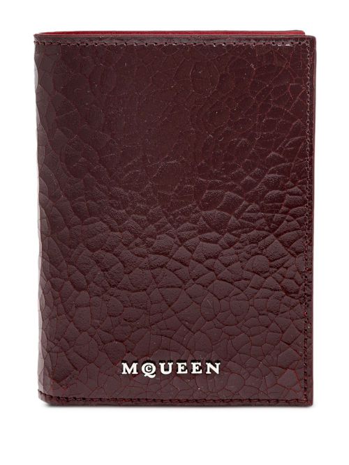 Logo-lettering wallet - Red