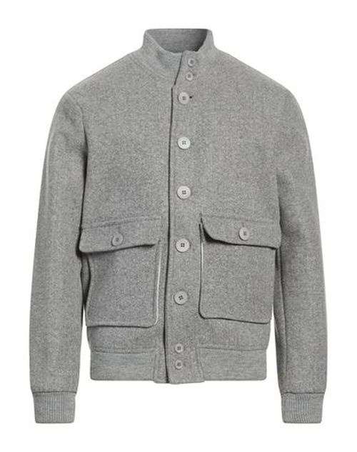 Man Jacket Grey Size M Polyester, Elastane