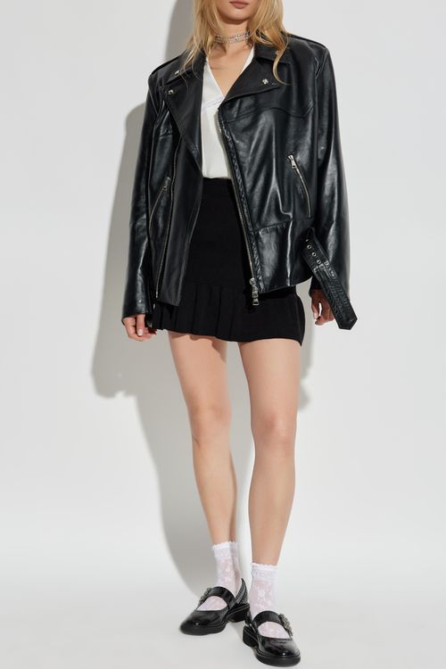 Leather Jacket, Women's, Black