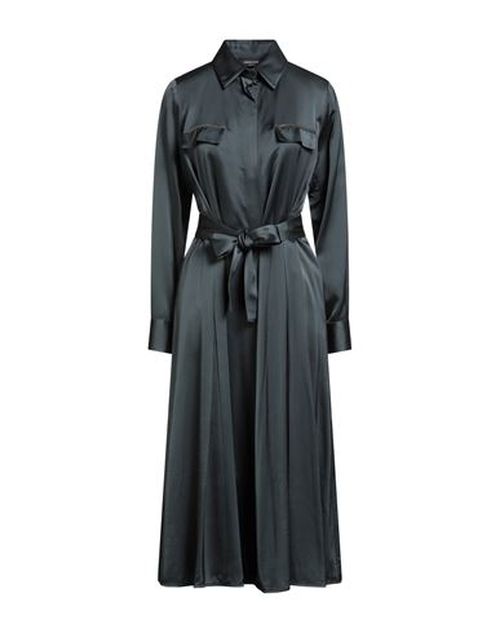 Woman Midi dress Deep teal Size 2 Viscose, Wool, Ecobrass