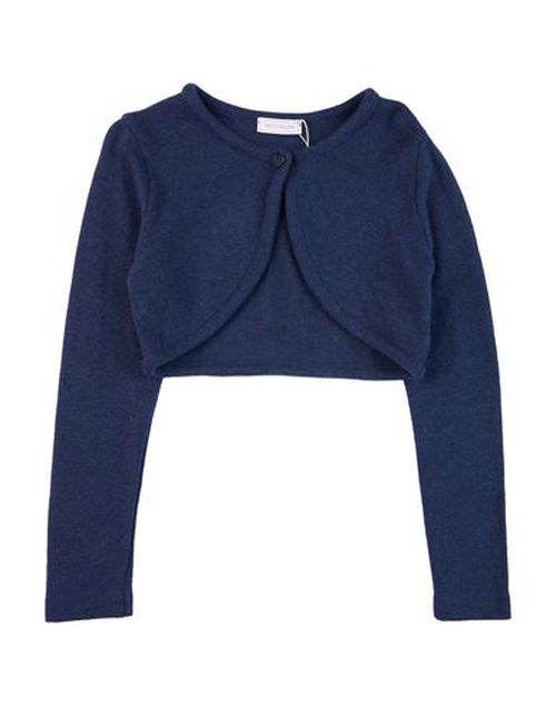 Kid Girl Wrap cardigans Navy Size 12 Wool, Viscose, Polyamide, Cashmere