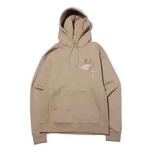 X Cactus Jack by Travis Scott Pullover Hoodie 'Khaki University Red'