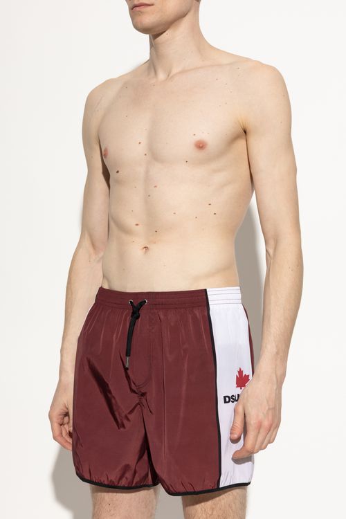 Dsquared2 Swim Shorts, Men's, Burgundy