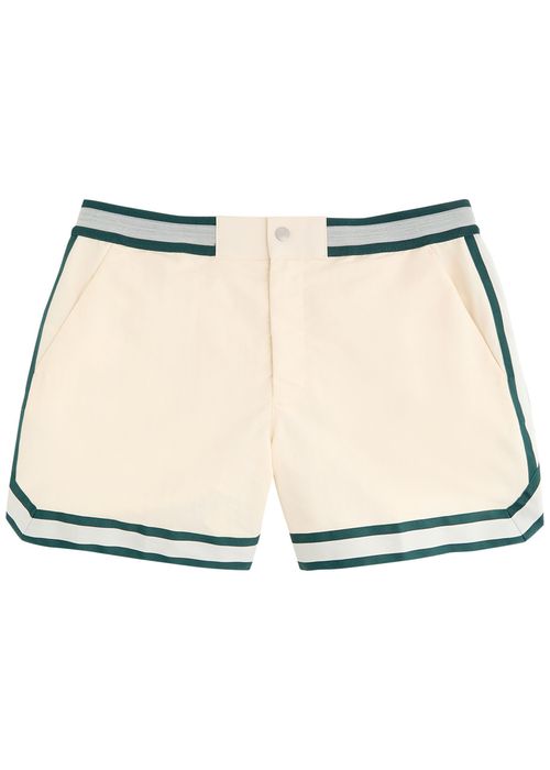 CHÉ 남성 Baller Nylon Swim Shorts - White - XL 4219353