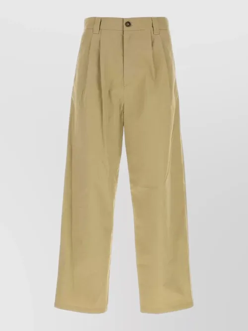 A.P.C. - cotton ricky shorts belt loops pleat