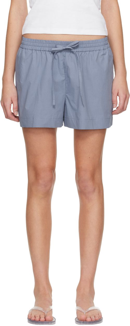 Blue Relaxed Shorts