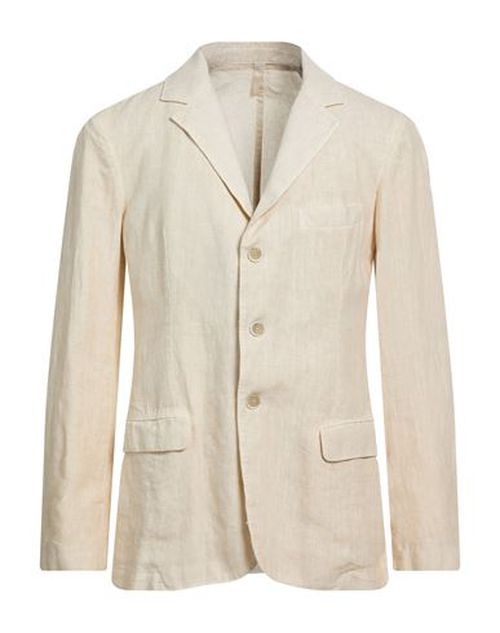 Man Blazer Cream Size S Linen