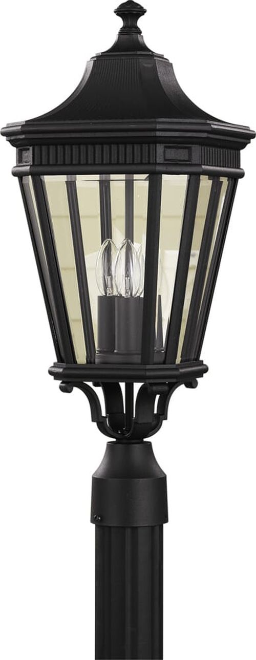 Generation Lighting Cotswold Lane Collection 10" Outdoor Lantern in Black Finish