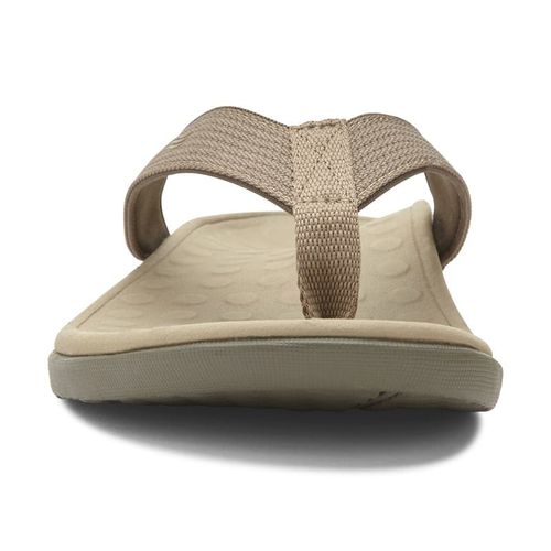 Wave Flip Flop Sandals (Khaki)