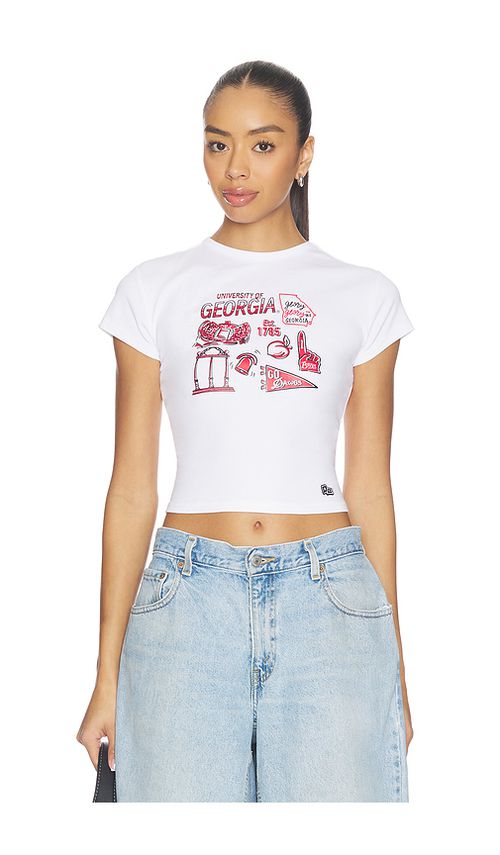 Hype and vice camiseta tirantes baby university of georgia en color blanco L también en M, S