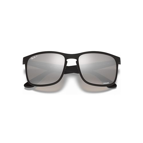 Ray-Ban Rb4264 Polarized+ Lenses Sunglasses Black Frame Silver Lenses Polarized