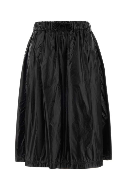 Nylon Taffeta Skirt — Black