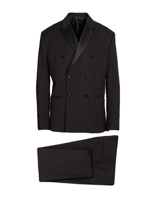 Man Suit Black Size 40 Polyester, Viscose, Elastane