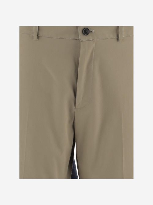 Cotton Chino Shorts — Beige