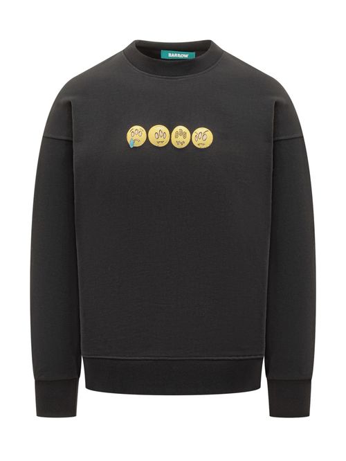 Black Crew Neck Sweatshirt