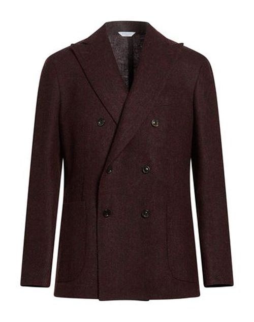 Man Blazer Burgundy Size 40 Wool