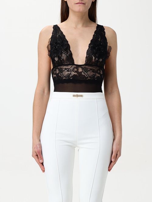 Top ELISABETTA FRANCHI Woman color Black