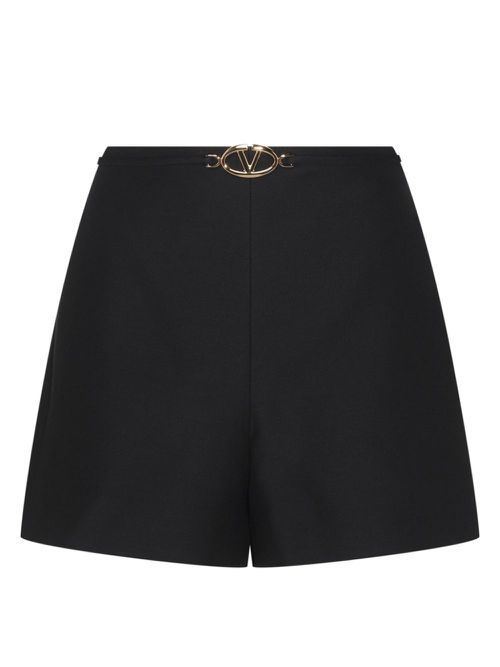 Logo-plaque shorts - Black