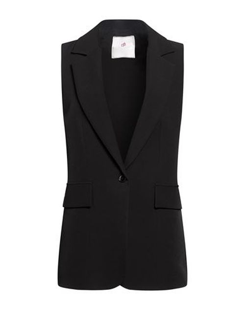 Woman Blazer Black Size 8 Polyester, Elastane