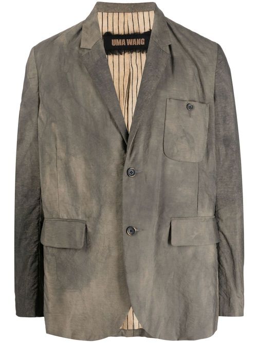 Faded effect blazer - Grey