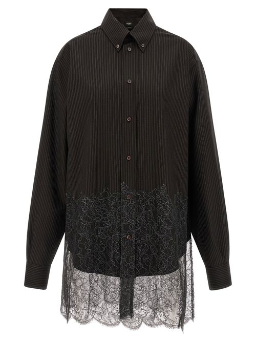 Wool And Lace Shirt