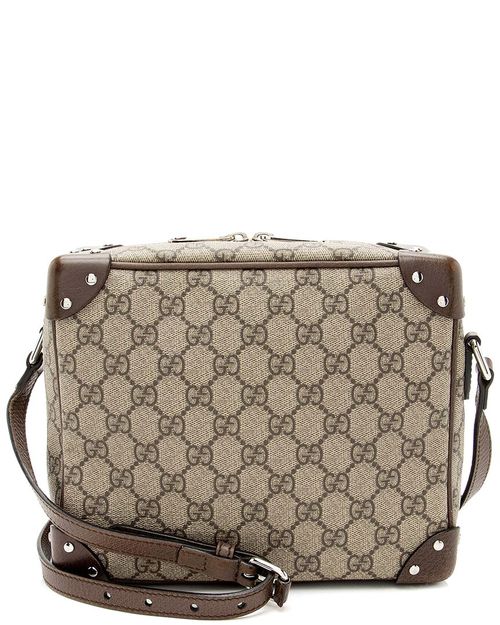 Brown GG Supreme Canvas Soft Trunk Bag (Authentic Pre-Loved)