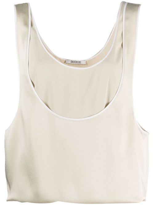 Mirros sleeveless tank top - Neutrals
