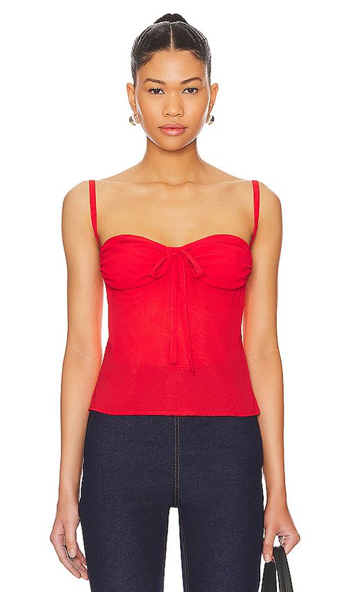MORE TO COME Tamora Top in Red. - XL also in