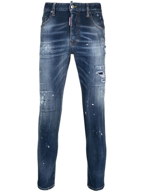 Skinny-cut jeans - Blue
