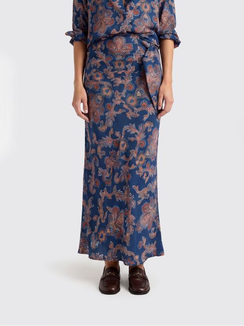 MOMONÌ Skirt Woman color Blue