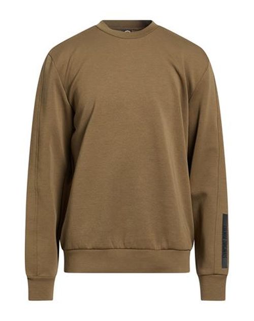 Man Sweatshirt Military green Size XL Cotton, Polyester, Elastane