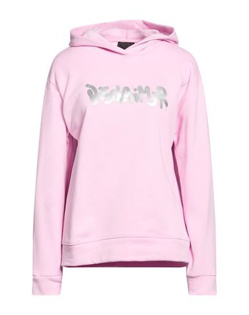 Woman Sweatshirt Pink Size L Cotton