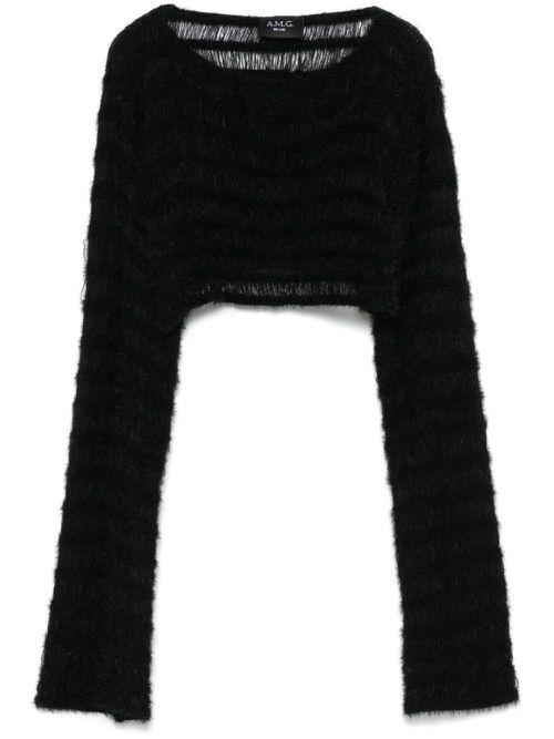 Striped sweater - Black