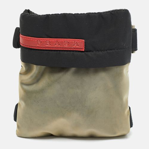 Prada Sport Black Nylon and PVC Arm Pouch