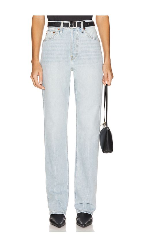 RE/DONE Originals 90s High Rise Loose Jeans in Big Sur.  27 also in