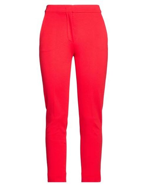Woman Pants Tomato red Size 12 Viscose, Polyamide, Elastane