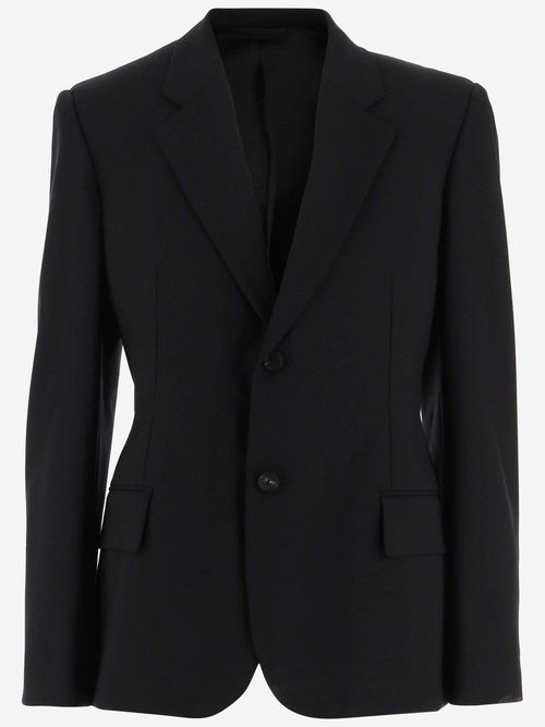 Single-breasted Cotton Blazer
