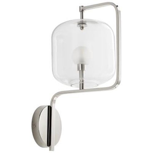 Isotope 16" Wall Sconce in Polished Nicke