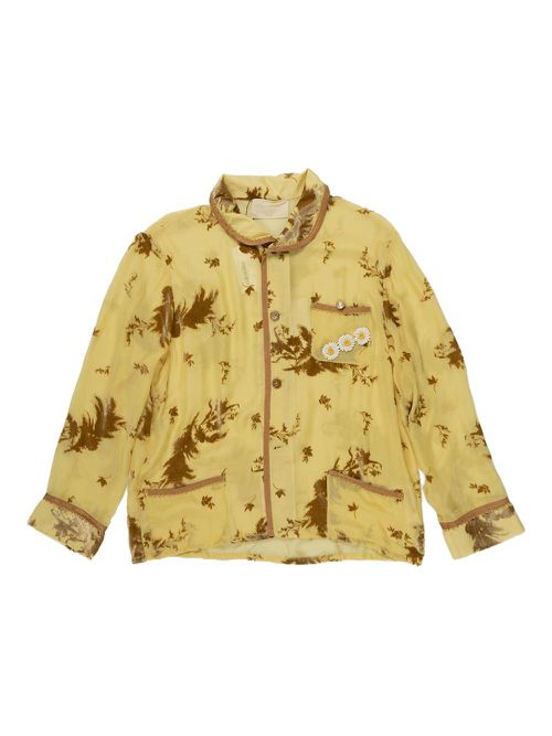 COMMUNS silk shirt - Yellow