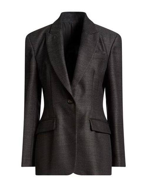 Woman Blazer Charcoal Size 0 Virgin Wool