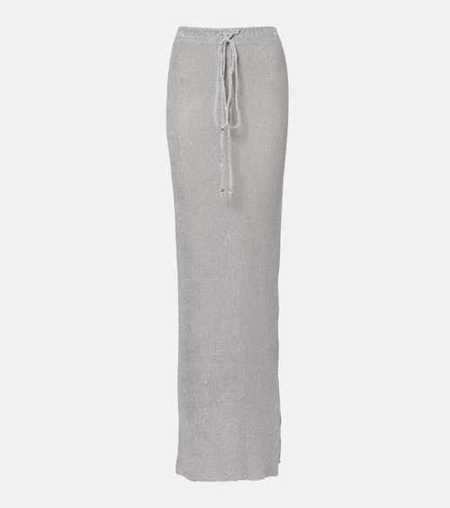 Alma sequined maxi skirt