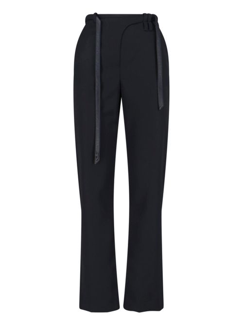 Women's Wool-Blend Trousers with Stretch Comfort