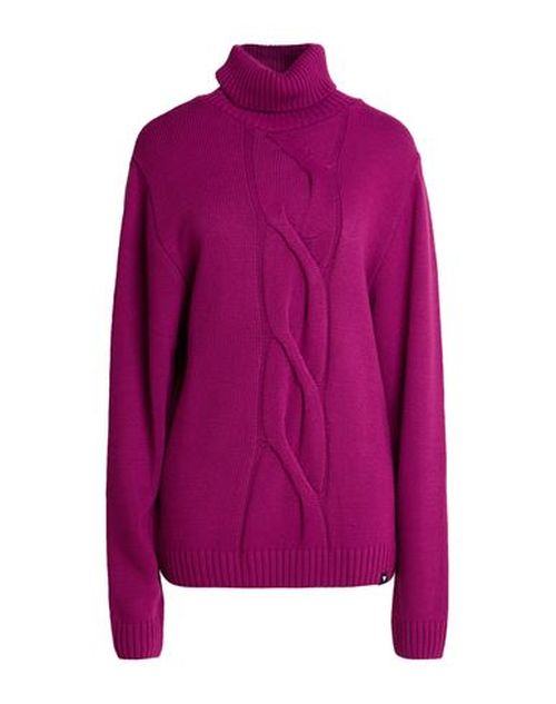 Man Turtleneck Mauve Size M Acrylic, Wool