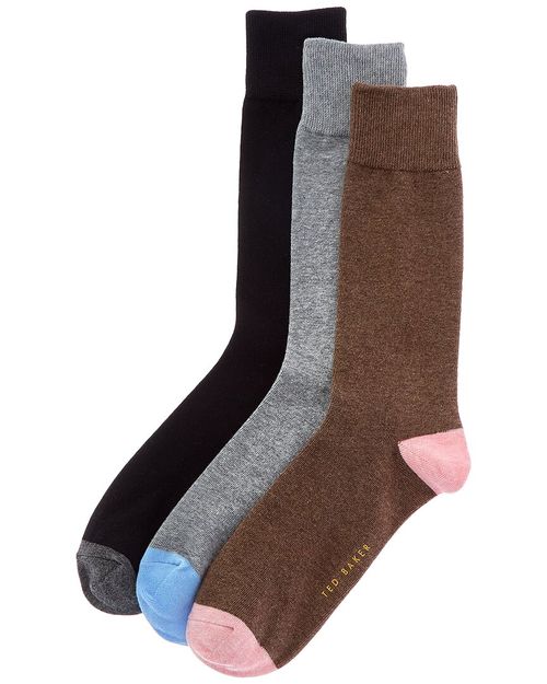 3Pk Dress Socks