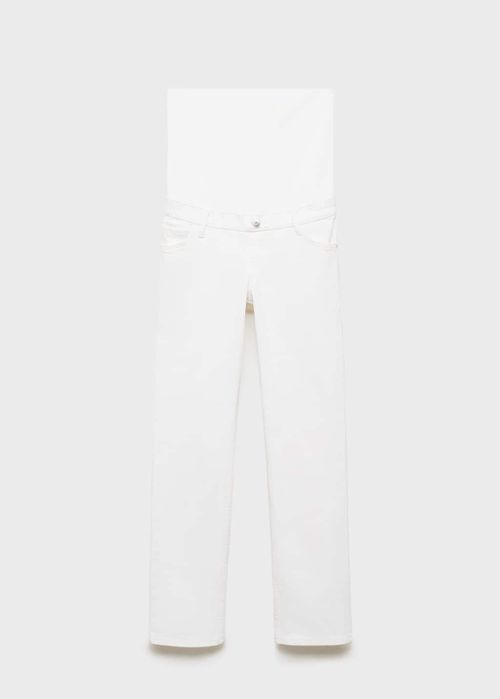 Maternity Straight Jeans white - Woman - 